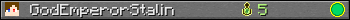 GodEmperorStalin userbar 350x20