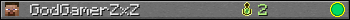 GodGamerZxZ userbar 350x20