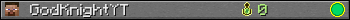 GodKnightYT userbar 350x20