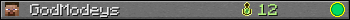 GodModeys userbar 350x20