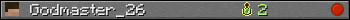 Godmaster_26 userbar 350x20