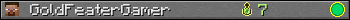 GoldFeaterGamer userbar 350x20