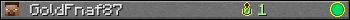 GoldFnaf87 userbar 350x20