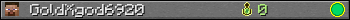 GoldXgod6920 userbar 350x20