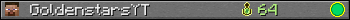 GoldenstarsYT userbar 350x20