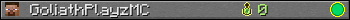 GoliathPlayzMC userbar 350x20