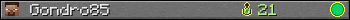 Gondro85 userbar 350x20