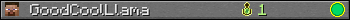 GoodCoolLlama userbar 350x20