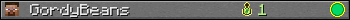 GordyBeans userbar 350x20