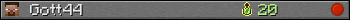 Gott44 userbar 350x20