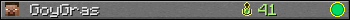 GoyGras userbar 350x20