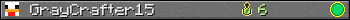 GrayCrafter15 userbar 350x20