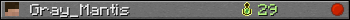 Gray_Mantis userbar 350x20