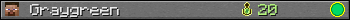 Benutzerleisten 350x20 für Graygreen