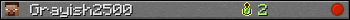 Grayish2500 userbar 350x20