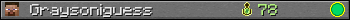 Graysoniguess userbar 350x20