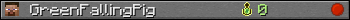 GreenFallingPig userbar 350x20