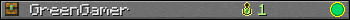 GreenGamer userbar 350x20