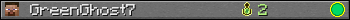 GreenGhost7 userbar 350x20