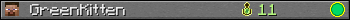 GreenKitten userbar 350x20