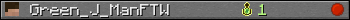 Green_J_ManFTW userbar 350x20