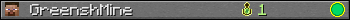 GreenshMine userbar 350x20