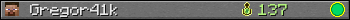 Gregor41k userbar 350x20