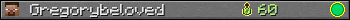 Gregorybeloved userbar 350x20