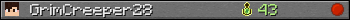 GrimCreeper28 userbar 350x20