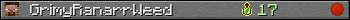 GrimyRanarrWeed userbar 350x20