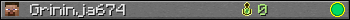 Grininja674 userbar 350x20