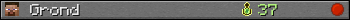 Grond userbar 350x20