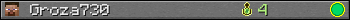 Benutzerleisten 350x20 für Groza730