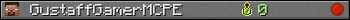 GustaffGamerMCPE userbar 350x20