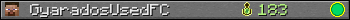 GyaradosUsedFC userbar 350x20