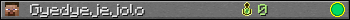 Gyedyejejolo userbar 350x20