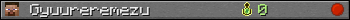 Gyuureremezu userbar 350x20