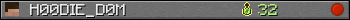 H00DIE_D0M userbar 350x20