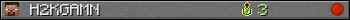 H2KGAMN userbar 350x20