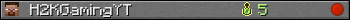 H2KGamingYT userbar 350x20