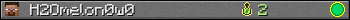 H2Omelon0w0 userbar 350x20