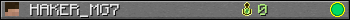 HAKER_MG7 userbar 350x20