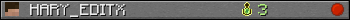 Benutzerleisten 350x20 für HARY_EDITX
