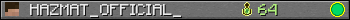 HAZMAT_OFFICIAL_ userbar 350x20