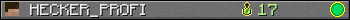 HECKER_PROFI userbar 350x20