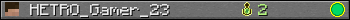 HETRO_Gamer_23 userbar 350x20