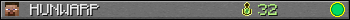 HUNWARP userbar 350x20