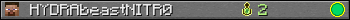 HYDRAbeastNITR0 userbar 350x20