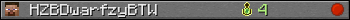 HZBDwarfzyBTW userbar 350x20