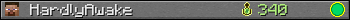 HardlyAwake userbar 350x20